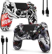 ISHAKO 2 Pack Controles PS4 (Blanco)